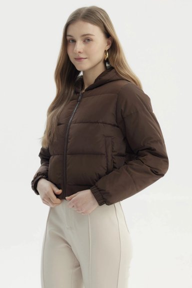 PARKA MUJER PUFFA CHIPORRO CAFE - 2