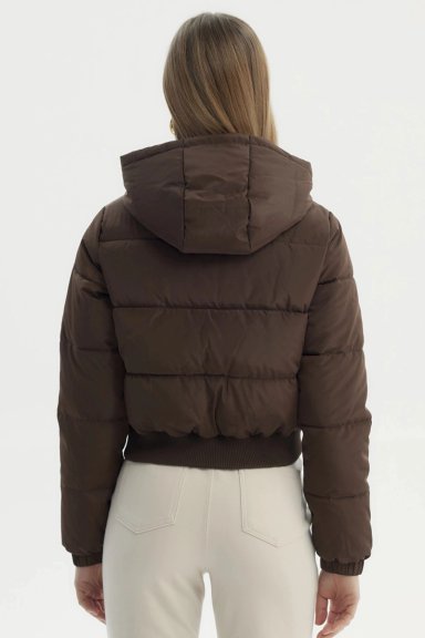 PARKA MUJER PUFFA CHIPORRO CAFE - 3