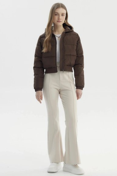 PARKA MUJER PUFFA CHIPORRO CAFE - 5