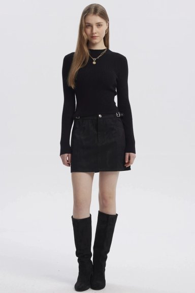 SWEATER MUJER AJUSTADO NEGRO - 4