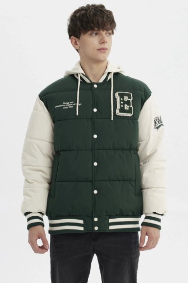 PARKA HOMBRE SLIM VERDE - 1