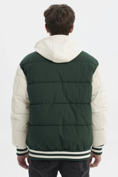 PARKA HOMBRE SLIM VERDE - 3