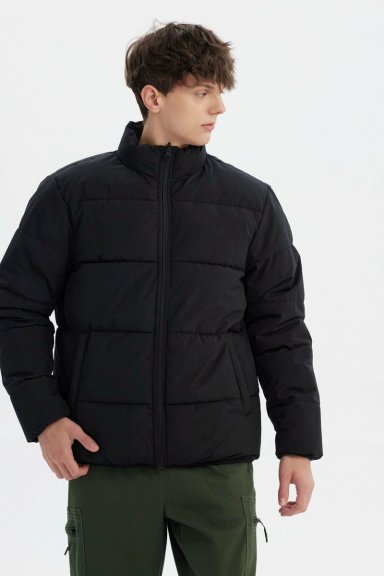 PARKA HOMBRE SLIM NEGRO - 1