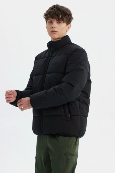 PARKA HOMBRE SLIM NEGRO - 2