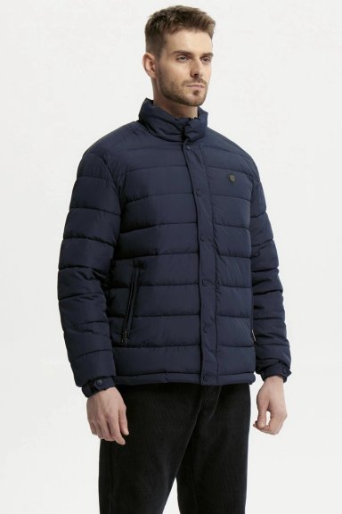 PARKA HOMBRE SLIM AZUL MARINO - 2