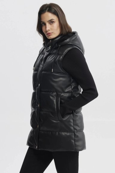 PARKA MUJER SLIM NEGRO - 2