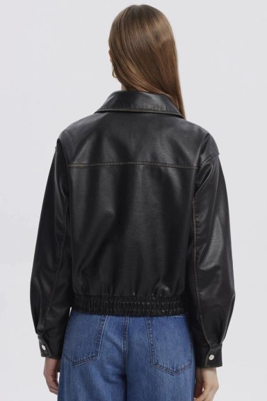 CHAQUETA MUJER RETRO CARGO NEGRO - 3