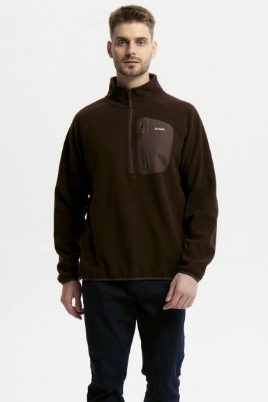 POLAR HOMBRE HALF ZIPPER CAFE - 1