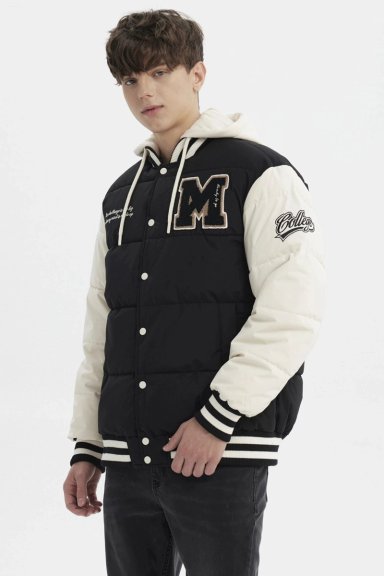 PARKA HOMBRE SLIM NEGRO - 2