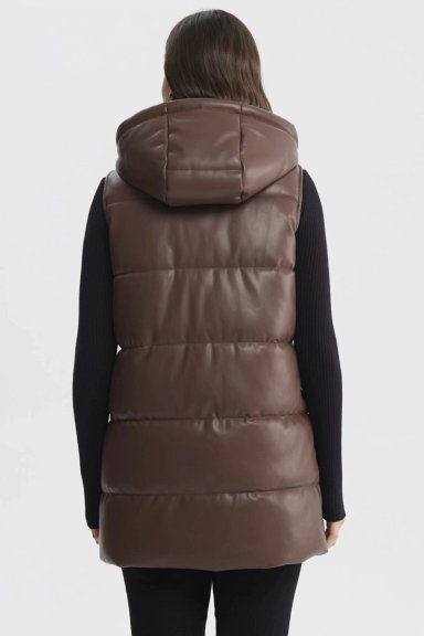PARKA MUJER SLIM CAFE  CLARO - 3