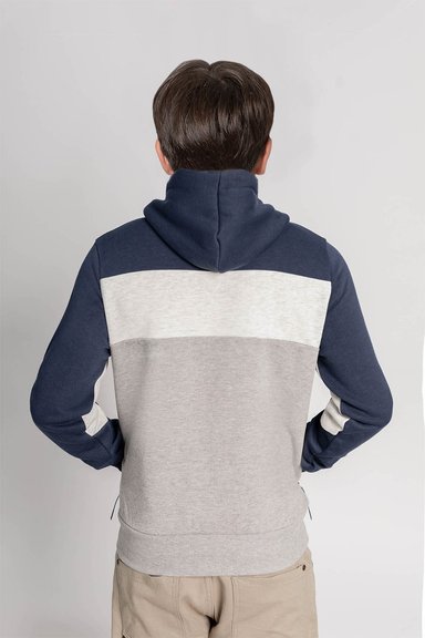 TEEN POLERON FULLZIPPER FLEECE FUN AZUL GANGSTER - 2