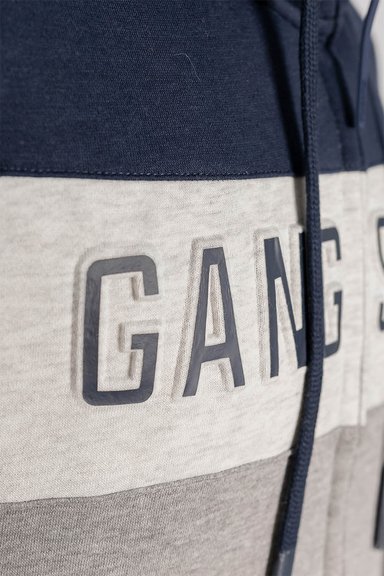 TEEN POLERON FULLZIPPER FLEECE FUN AZUL GANGSTER - 3