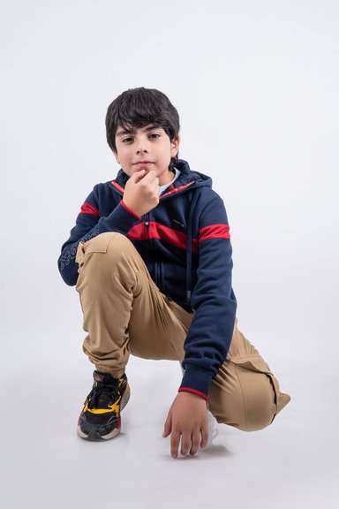 POLERÓN NIÑO GANGSTER DINO TEEN FULLZIPPER FLEECE - 4