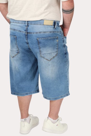 PLUS SHORT DENIM WIDE CELESTE GANGSTER - 2