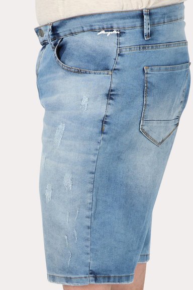 PLUS SHORT DENIM WIDE CELESTE GANGSTER - 3