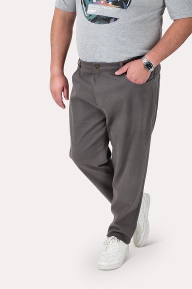 PLUS PANTALON CANVAS LISO CHESTER GRIS - 1