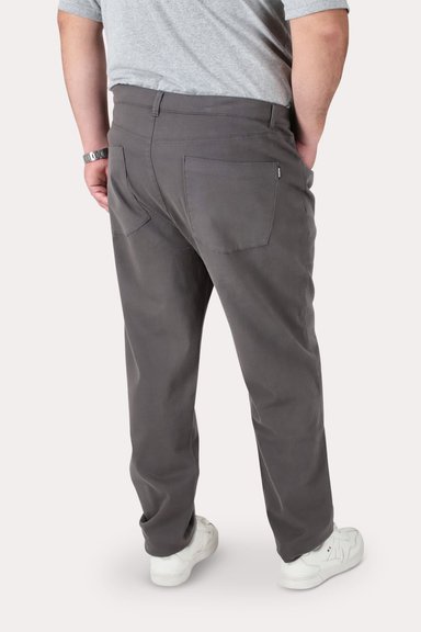 PLUS PANTALON CANVAS LISO CHESTER GRIS - 2
