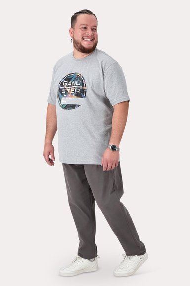 PLUS PANTALON CANVAS LISO CHESTER GRIS - 4