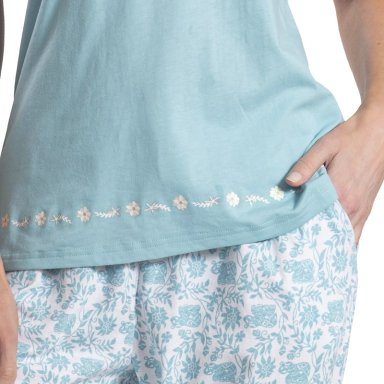 PIJAMA DE ALGODON PANTALON CON ESTAMPADO DE ELEFANTES 252575 - 2
