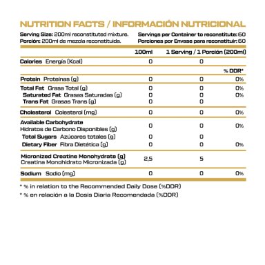 CREATINA MONOHIDRATADA MICRONIZADA 300G EN POLVO FAST NUTRITION SUPRALABS - 2