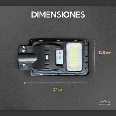 LUMINARIA LED 100 W SOLAR CONTRA AGUA - 2