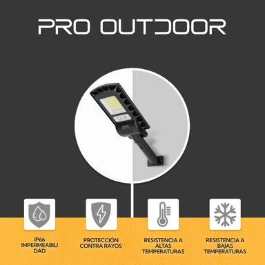 LUMINARIA LED 100 W SOLAR CONTRA AGUA - 3