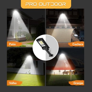 LUMINARIA LED 100 W SOLAR CONTRA AGUA - 6