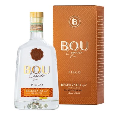 Cja x 6 Pisco Bou Legado Roble y Blanco 40º - 2