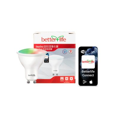 AMPOLLETA BETTERLIFE GU10 LED WIFI 5W SMARTHOME - 1