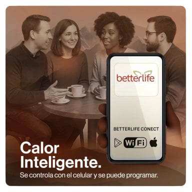 CALEFACTOR BETTERLIFE MURAL CRISTAL WI-FI 1000W - 5