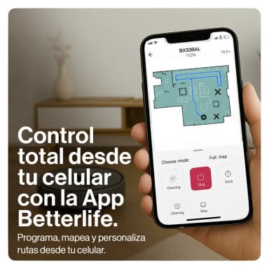 ROBOT LASER BETTERLIFE ASPIRADORA Y MOPA SMARTHOME BLLD5200CVRW - 10