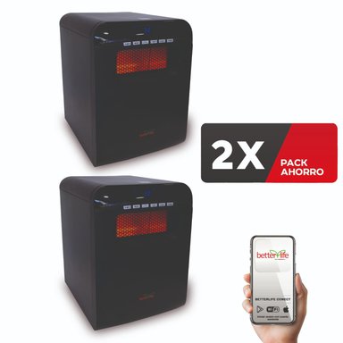 ESTUFA ELÉCTRICA INFRARROJA (2 UNIDADES) 80 M2 WIFI - 1