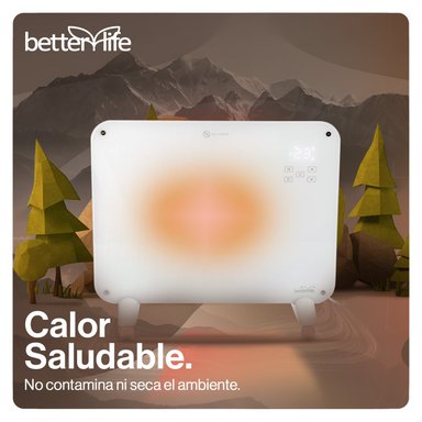CALEFACTOR ELÉCTRICO MURAL DE CRISTAL (3 UNIDADES) 1000 W WI-FI - 3