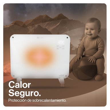 CALEFACTOR ELÉCTRICO MURAL DE CRISTAL (3 UNIDADES) 1000 W WI-FI - 4