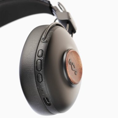 AUDÍFONOS HOUSE OF MARLEY POSITIVE VIBRATION FREQUENCY BLUETOOTH NEGRO - 4