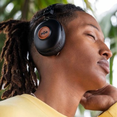 AUDÍFONOS HOUSE OF MARLEY POSITIVE VIBRATION FREQUENCY BLUETOOTH NEGRO - 6