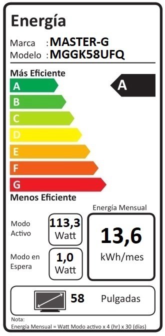 SMART TV MASTER G QLED 4K 58" - 3