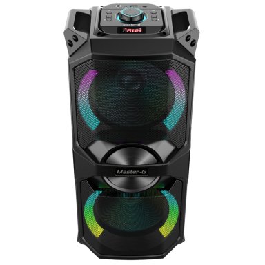 PARLANTE BLUETOOTH MASTER G KARAOKE LUXOR 6.5” X2 CON MICRÓFONO - 7