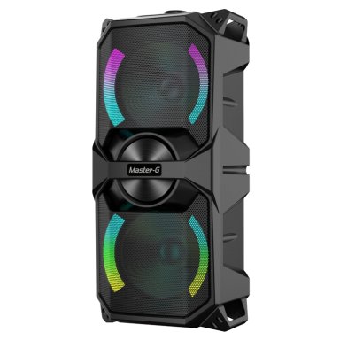 PARLANTE BLUETOOTH MASTER G KARAOKE LUXOR 6.5” X2 CON MICRÓFONO - 8