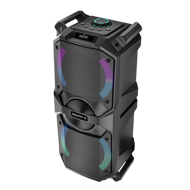 PARLANTE BLUETOOTH KARAOKE MINI LUXOR 4” X2 MICROFONO - 5
