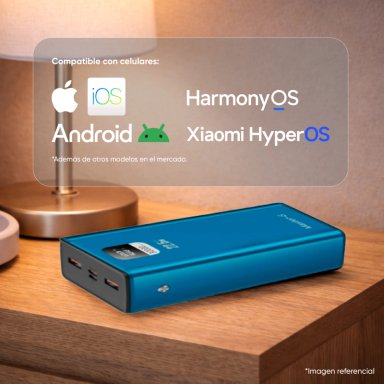 BATERIA EXTERNA POWER BANK 30000 MAH 22.5W UCP30LPD - 3