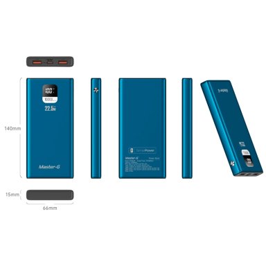 BATERIA EXTERNA POWER BANK 10000 MAH 22.5W UCP10LPD - 7