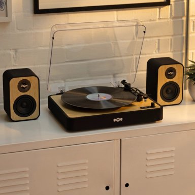 PARLANTES BLUETOOTH 5.3 UPLIFT BOOKSHELF NEGROS MARLEY - 4