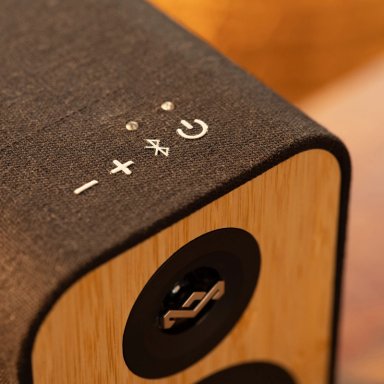 PARLANTES BLUETOOTH 5.3 UPLIFT BOOKSHELF NEGROS MARLEY - 5