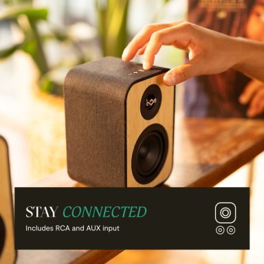 PARLANTES BLUETOOTH 5.3 UPLIFT BOOKSHELF NEGROS MARLEY - 7