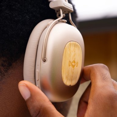 AUDIFONO BLUETOOTH POSITIVE VIBRATION REBEL ANC BEIGE - 6