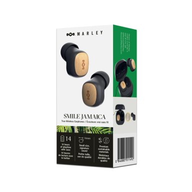AUDIFONOS BLUETOOTH SMILE JAMAICA MINI TWS NEGRO MARLEY - 8