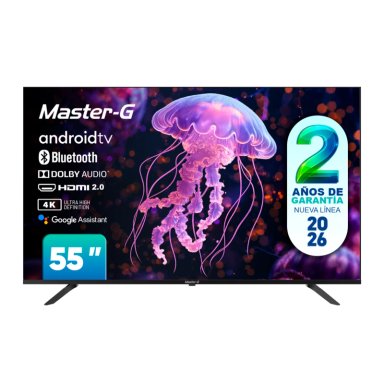 SMART TV LED 55' ANDROID 4K BLUETOOTH MGAE55F MASTER-G - 1