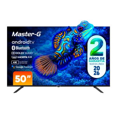 SMART TV LED 50' ANDROID 4K BLUETOOTH MGAE50F MASTER-G FF - 1