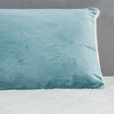 CUBRECAMA CORAL SHERPA 1.5 PLAZAS TURQUESA - 6